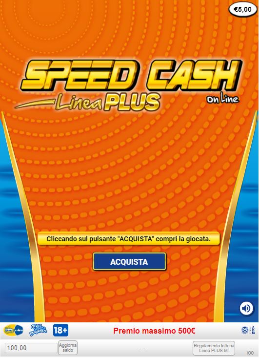 Speed Cash Linea Plus online