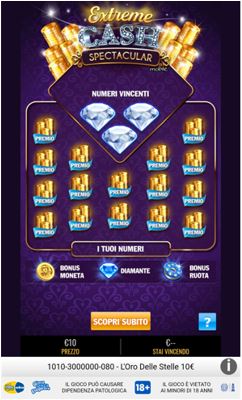 L’Oro delle Stelle 10€ Mobile-Extreme cash spectacular