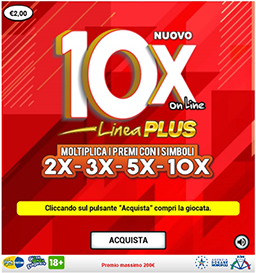 Nuovo 10X Linea Plus online