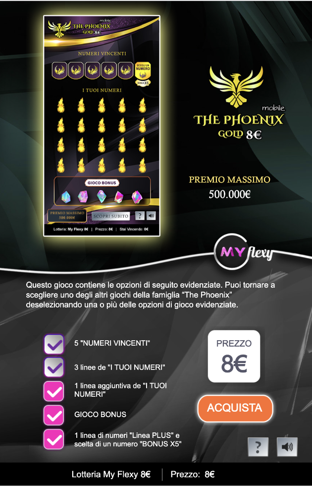 The Phoenix Gold 8€ - mobile