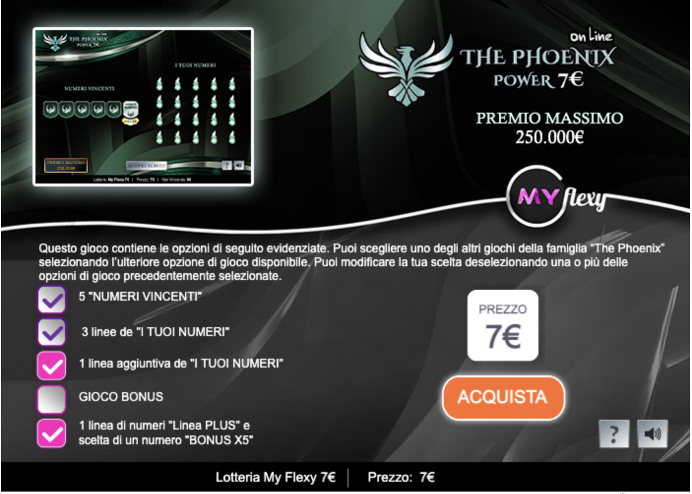 The Phoenix Power 7€ - online